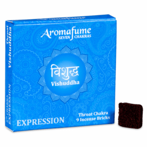 Aromafume chakra 5 disponible dans notre boutique le monde des stones à charroux