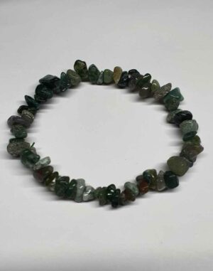 Agate mousse bracelet baroque disponible dans notre boutique Le Monde des Stones à Charroux