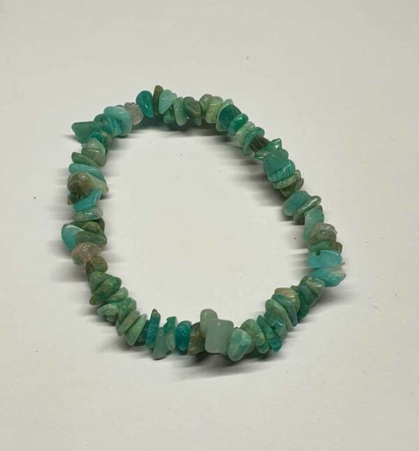 amazonite pendentif pierre roulée disponible dans notre boutique Le Monde des Stones à Charroux