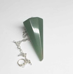 Aventurine verte pendule hexagonal
