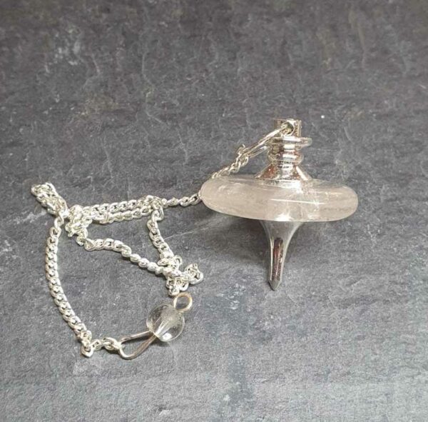 Quartz rose pendule donuts