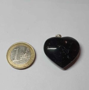 Tourmaline noire pendentif coeur