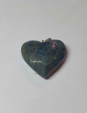 Apatite pendentif coeur