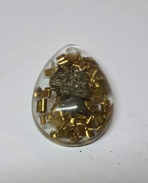 Pyrite pendentif orgonite
