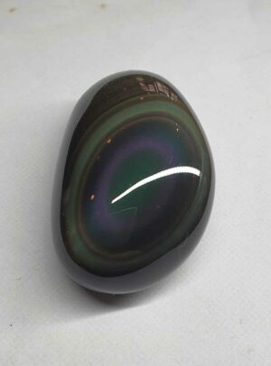 Galet obsidienne œil céleste