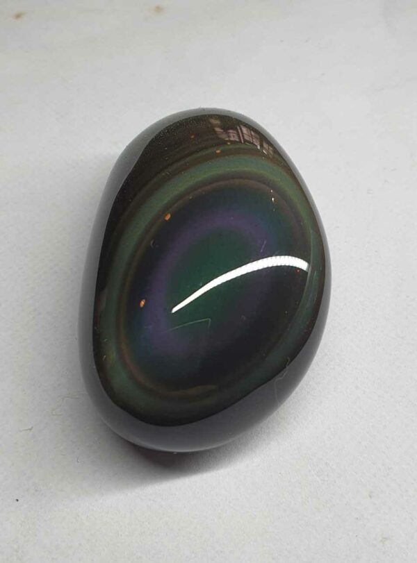 Galet obsidienne œil céleste
